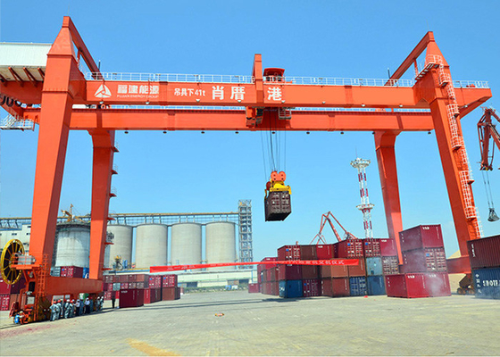 Propagador inferior de 35 toneladas de 35 toneladas do guindaste de pórtico do porto móvel da eficiência elevada RMG
